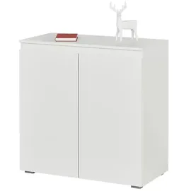Möbel Boss Kommode BEN 80 x 80 x 40 cm Weiß