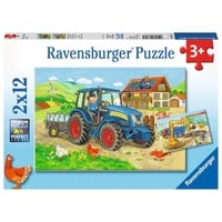 Ravensburger Puzzle Baustelle und Bauernhof (07616)