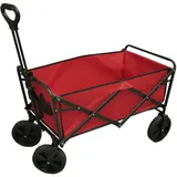 Faltbarer Transportwagen Strandwagen | Outdoor Bollerwagen Faltbar Klappwagen Kinder Handwagen Klappbar| 90 kg Tragfähigkeit 100 Liter