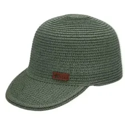 Sterntaler Stroh-Baseball-Cap dunkelgrün, 49 cm