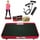 Gymform Vibrationsplatte Vibro Max Plus schwarz/pink