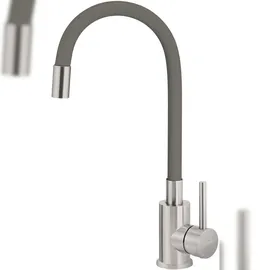 Deante LUNO Küchenarmatur mit flexiblen Hahn Anthrazit