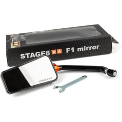 Spiegel Stage6 F1 links M8 Carbon-look glanz