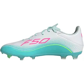 adidas F50 Messi League MG/FG Herren Cloud White/Lucid Pink/Flash Aqua 48 2/3