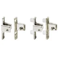 Schubkasten-Frontbefestigung,für Zargen,MultiTech,79173,silber vernickelt - silber
