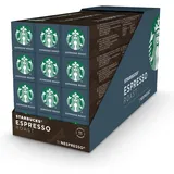 STARBUCKS Espresso Roast für NESPRESSO Kaffeekapseln (12 x 10 Kapseln)