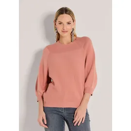 Madeleine Strickpullover mit Perlfang-Muster Rosa 34