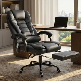 Vinsetto Massagesessel Kunststoff Schwarz