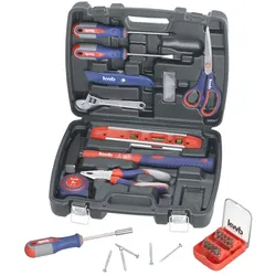 kwb Werkzeug-Koffer inkl. Werkzeug-Set, 40-teilig, gefüllt, robust und hochwe...
