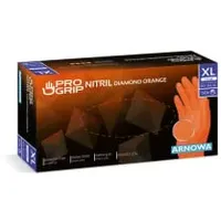 arnomed PROGRIP Nitril Diamond Orange Nitrilhandschuhe orange puderfrei, VE 50 Stück, 10/XL