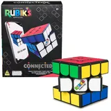 Spin Master Rubik's ConnectedX - elektronischer 3x3 Cube für Einsteiger und Profis, Bluetooth-Verbinung zur App, die beim Lösen hilft, Spiele und Challenges enthält, ab 8 Jahren