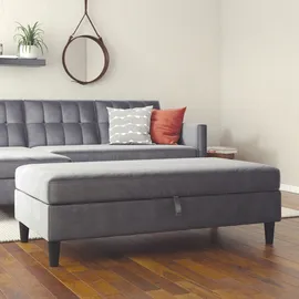 dorel home Hartford Samtvelours anthrazit