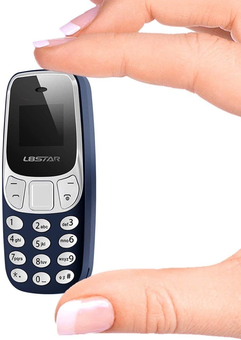 MiRUSI Kleinstes Mini-Handy unterstützt Dual-SIM-Karte GSM Unlocked Schüler Handy BM10