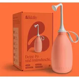Bidetlity Po-Dusche | Podusche & Intimdusche Precious Peach / Unverpackt | ersetzt Feuchttücher | Wochenbett & Reise-Bidet