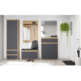 VCM Torino Spiegel Eiche Dekor.