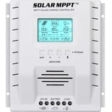 OOYCYOO MPPT 60A Solarladeregler 24V 12V Auto Max 100V DC Eingangssolarregler mit LCD Display und Temperatursensor, Funktioniert für Sealed, Gel, Flooded und Lithium.