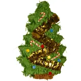 Smiffys Weihnachtsbaum-Piñata, Grün, 45x26cm