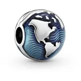 Pandora Blauer Globus Silber 799429C01