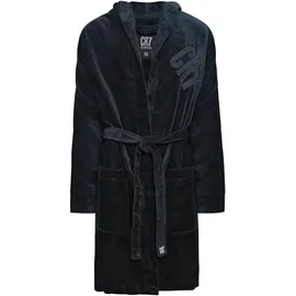 Cristiano Ronaldo CR7 Cristiano Ronaldo Basic Herren Bademantel, Schwarz, M