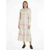 Tommy Hilfiger Blusenkleid »RWB CHECK FLUID MIDI DRESS«, (Global Serie TH WOMEN), im Karodessin