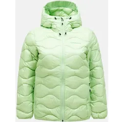 PEAK PERFORMANCE Damen Jacke W Helium Down Hood, VIVID GREEN, M