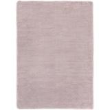 Home Affaire Hochflor-Teppich »Nerja«, rechteckig, Uni Farben, besonders kuschelig und weich durch Microfaser, rosa