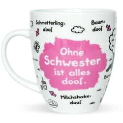 Sheepworld Tasse 'Ohne Schwester ist alles doof'