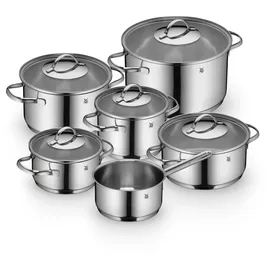 WMF Aparto Topf-Set 6-tlg. Kochtopf + Glasdeckel