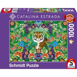 Schmidt Spiele Puzzle Bengalischer Tiger, 1000 Puzzleteile
