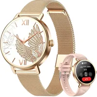 Blackview Smartwatch Damen Frauen mit Telefonfunktion Armbanduhr für iOS Android