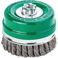 Lessmann Topfbürste Edelstahl gezopft 80 mm M14