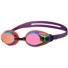 Arena Zoom X-Fit Mirror Schwimmbrille für Erwachsene, Unisex-Schwimmbrille mit Breiten Linsen, UV-Schutz, Verstellbarer Nasensteg, Silikondichtungen, Linsen mit Anti-Beschlag-Beschichtung