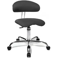 TOPSTAR Drehstuhl Sitness 40 anthrazit Laborstuhl Erzieherstuhl - Grau