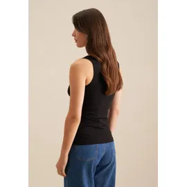 Seidensticker Shirttop Ohne Arm Schwarz XL