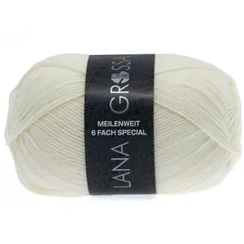 Lana Grossa Strickwolle 6-fach Unito Farbton 8840 150 g