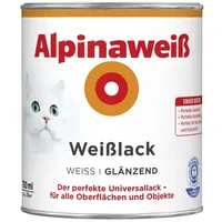 Alpina Weißlack 750 ml alpinaweiß glänzend