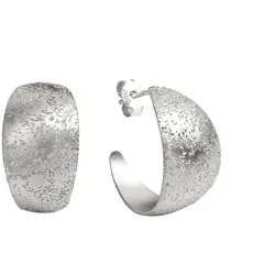 Celesta Ohrring 925/- Sterling Silber ohne Stein Silbergrau Weiss Damen 
