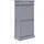 vidaXL Schuhschrank 50 x 98 x 28 cm grau / grau