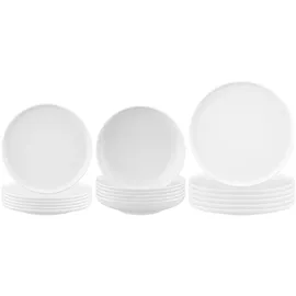 SELTMANN WEIDEN Sento Home Teller-Set 18-tlg. Weiß