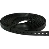stabilo-sanitär Stabilo-Sanitaer Montagelochband 19 mm gerade Kanten 10m kunststoffummantelt Lochband Montageband für Rohre Befestigungsmaterial Montagematerial