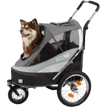 InnoPet Hundeanhänger schwarz/silber
