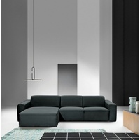 BETYPE Ecksofa »Be True, L-Form«, mit zeitlosem Design und tiefer Sitzfläche grau
