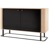 Xlmoebel Sideboard Moderner Schrank mit Stauraum und Ablagefläche in Holzoptik (Sideboard (TRK), Hergestellt in Europa braun