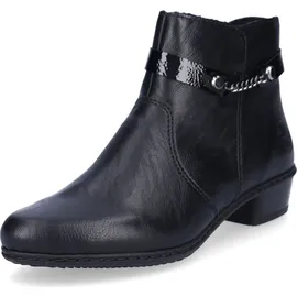 Rieker Damen Klassische Stiefeletten Y0783, Frauen Stiefeletten,übergangsschuhe,Stiefel,Bootee,Booties,halbstiefel,schwarz (00),38 EU / 5 UK