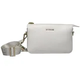 Bogner Wallis Umhängetasche Leder 23 cm weiss