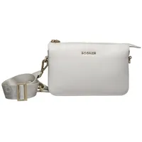 Bogner Wallis Umhängetasche Leder Weiß