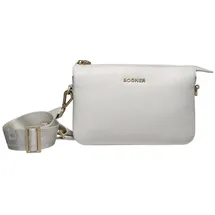 Bogner Wallis Umhängetasche Leder 23 cm weiss