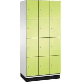 C+P Cambio Fächerschrank 90 x 52,5 x 195 Viridingrün