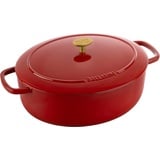 Ballarini Cocotte 31 cm oval kirschrot