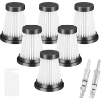 kiimsin 6 HEPA-Filter für Moosoo K12 Pro K13 Akku-Staubsauger, für Geniu-Invictus One K13 Pro Handstaubsauger Filter Zubehör